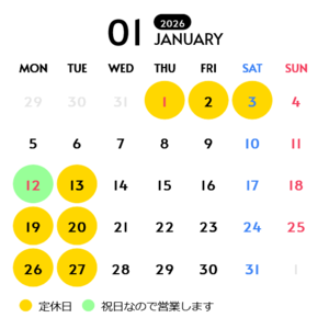 豊橋　ピザ店　定休日