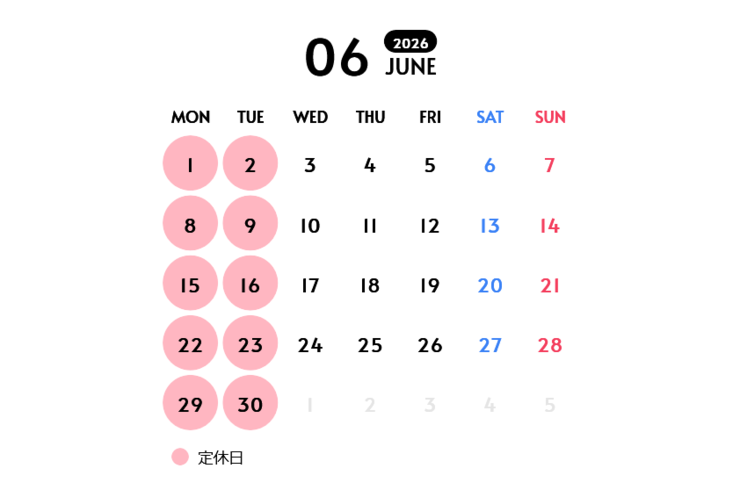 豊橋　ピザ店　定休日